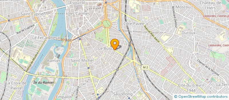 localisation de l'entreprise MEDIA BUSINESS à TOULOUSE