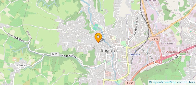 localisation de l'entreprise MEDIA CAMP  BRIGNAIS