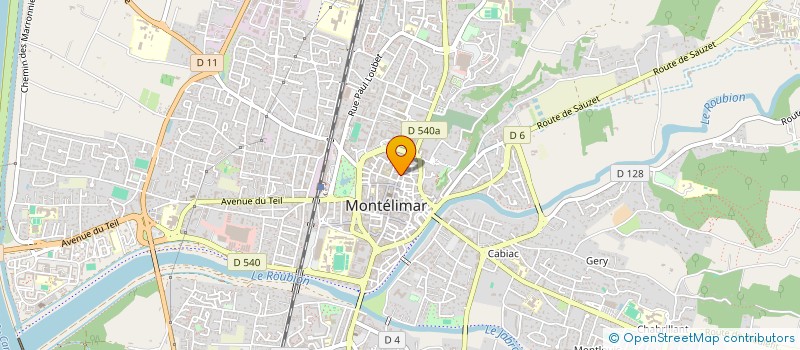 localisation de l'entreprise MEDIA CENTER à MONTELIMAR
