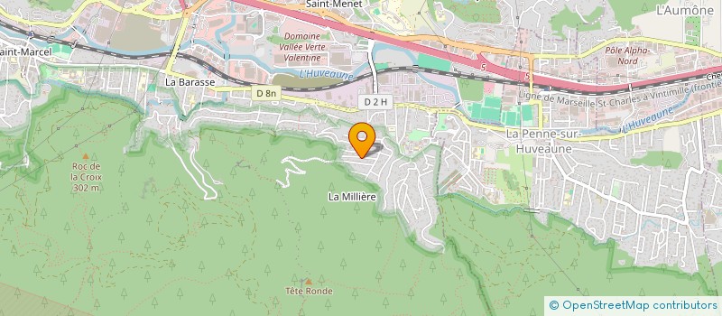 localisation de l'entreprise MEDIA COM à MARSEILLE