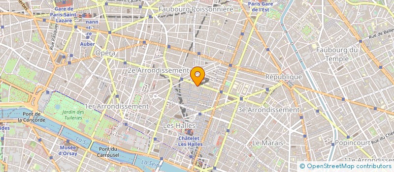 localisation de l'entreprise MEDIA'COM STRATEGIE à PARIS