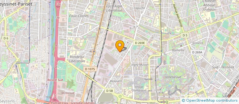 localisation de l'entreprise MEDIA COMMUNICATION  GRENOBLE