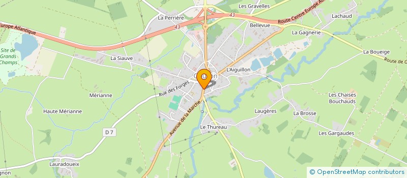 localisation de l'entreprise MEDIA COMMUNICATION à GOUZON