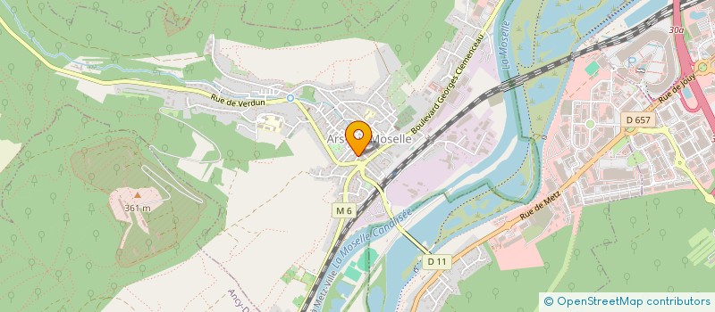 localisation de l'entreprise MEDIA COMMUNICATION MULTI CONTACTS à ARS-SUR-MOSELLE