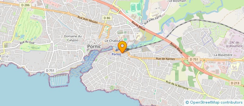 localisation de l'entreprise MEDIA COMMUNICATION PORNIC  PORNIC