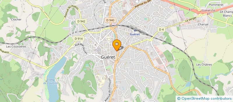 localisation de l'entreprise MEDIA COMPLEX 23 à GUERET