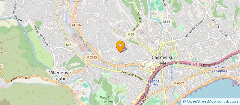 localisation de l'entreprise MEDIA CONCEPT à CAGNES-SUR-MER