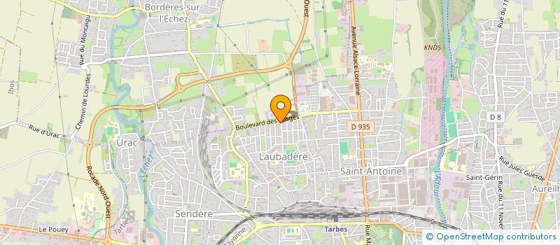 localisation de l'entreprise MEDIA CONCEPT à TARBES