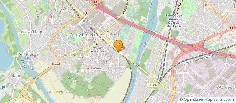 localisation de l'entreprise MEDIA CONSEIL  PONTOISE