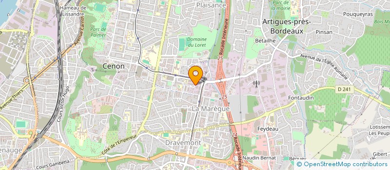 localisation de l'entreprise MEDIA CONSEIL  CENON