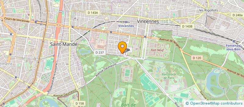 localisation de l'entreprise MEDIA CONSULTANT à VINCENNES