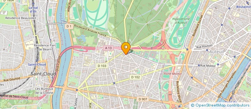 localisation de l'entreprise MEDIA DIRECT EDITIONS à BOULOGNE-BILLANCOURT