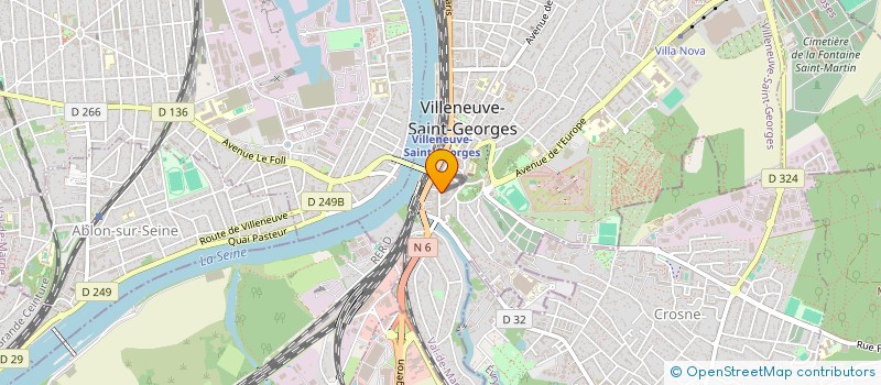 localisation de l'entreprise MEDIA DOC  VILLENEUVE-SAINT-GEORGES