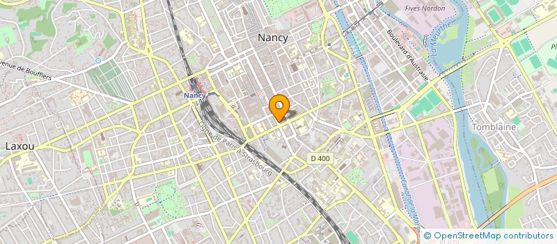 localisation de l'entreprise MEDIA + ENTREPRISE à NANCY