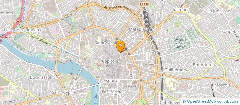 localisation de l'entreprise MEDIA ET COMMUNICATION GARONNAIS à TOULOUSE