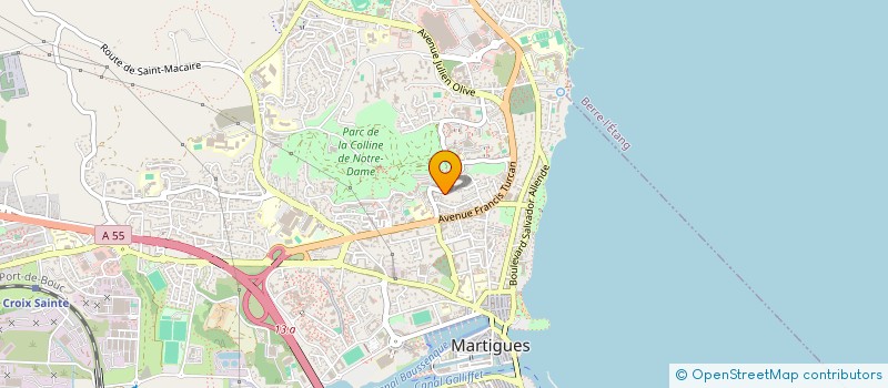 localisation de l'entreprise MEDIA ET CONNAISSANCES à MARTIGUES