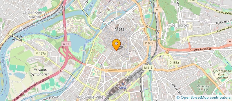 localisation de l'entreprise MEDIA ET TOURISME 1  METZ