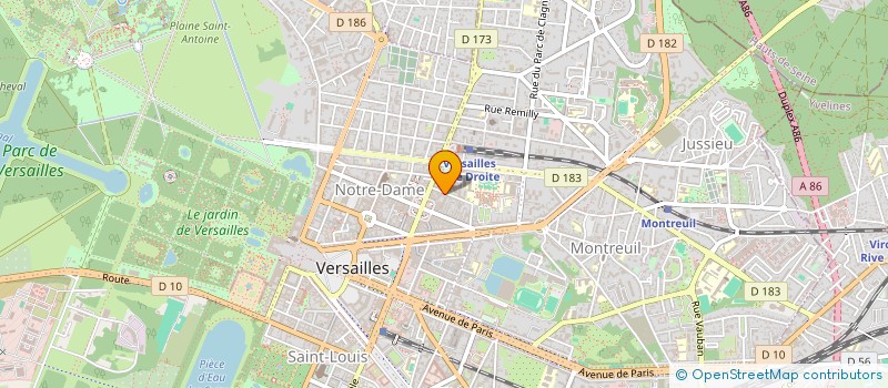 localisation de l'entreprise MEDIA EVENEMENT CONSEIL MEDEVCO à VERSAILLES