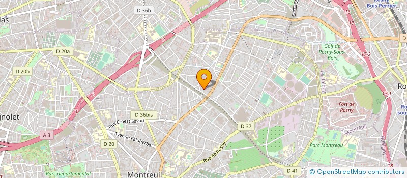 localisation de l'entreprise MEDIA EVENTS à MONTREUIL