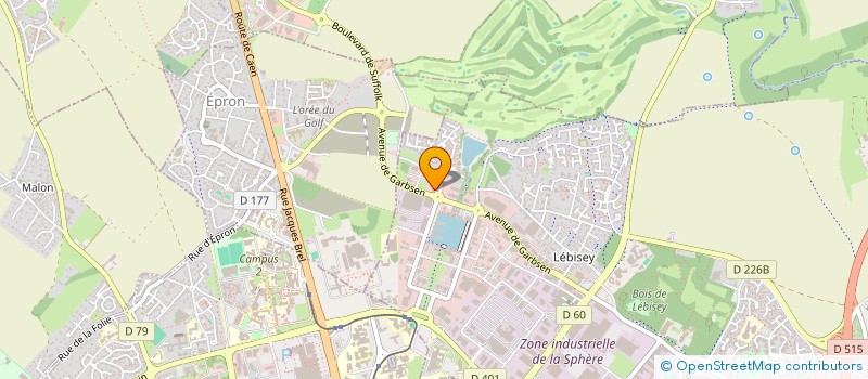 localisation de l'entreprise MEDIA FACTORY  HEROUVILLE-SAINT-CLAIR