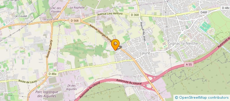 localisation de l'entreprise MEDIA FAUNE à GIGNAC-LA-NERTHE