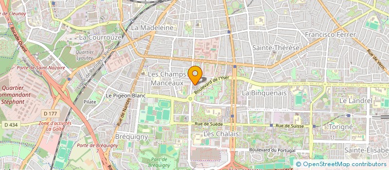 localisation de l'entreprise MEDIA FORMATION  RENNES