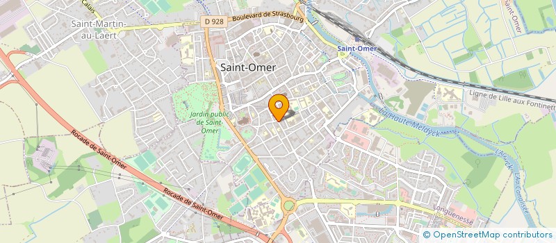 localisation de l'entreprise MEDIA FORMATION  SAINT-OMER