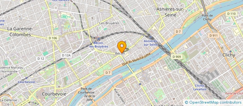 localisation de l'entreprise MEDIA FORUM à COURBEVOIE