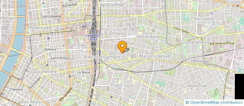 localisation de l'entreprise MEDIA FRANCE à LYON