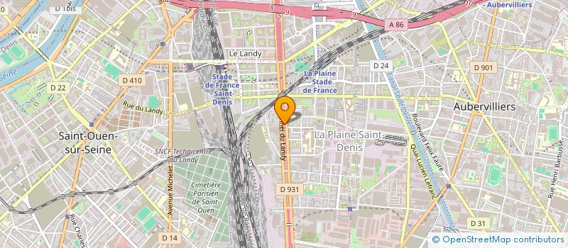 localisation de l'entreprise MEDIA FRANCE à SAINT-DENIS