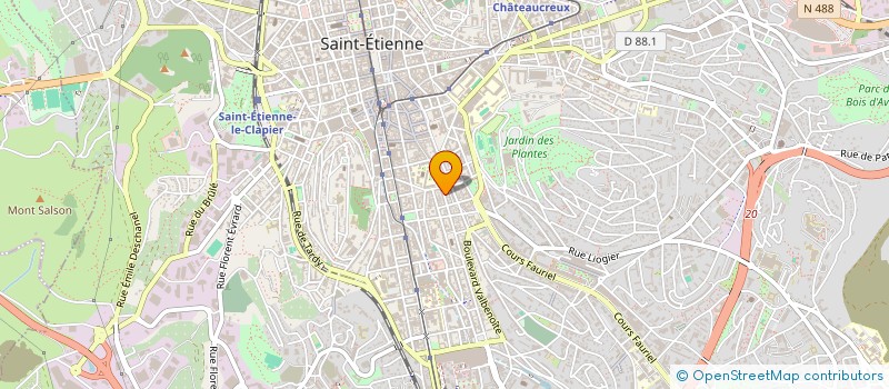 localisation de l'entreprise MEDIA FUSION à SAINT-ETIENNE