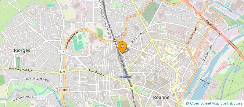 localisation de l'entreprise MEDIA HELP à ROANNE