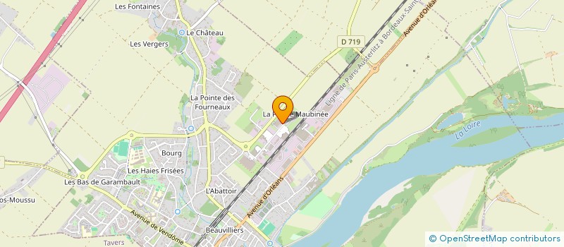 localisation de l'entreprise MEDIA IMAGE INDUSTRIE à BEAUGENCY