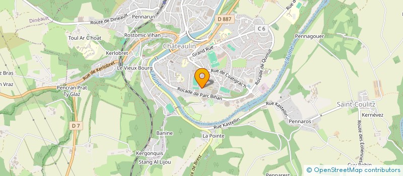 localisation de l'entreprise MEDIA-INSERSO à CHATEAULIN
