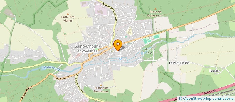 localisation de l'entreprise MEDIA JEUNESSE SOLIDARITES à SAINT-ARNOULT-EN-YVELINES