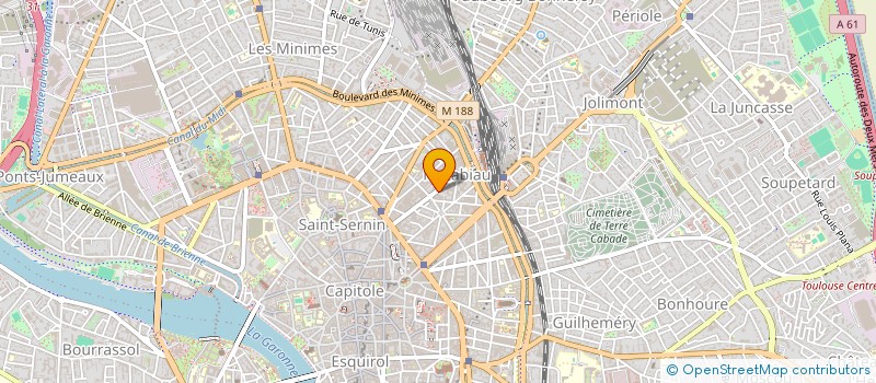 localisation de l'entreprise MEDIA JEUNESSE VACANCES à TOULOUSE
