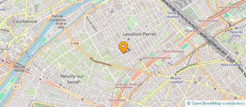 localisation de l'entreprise MEDIA KEYS à LEVALLOIS-PERRET