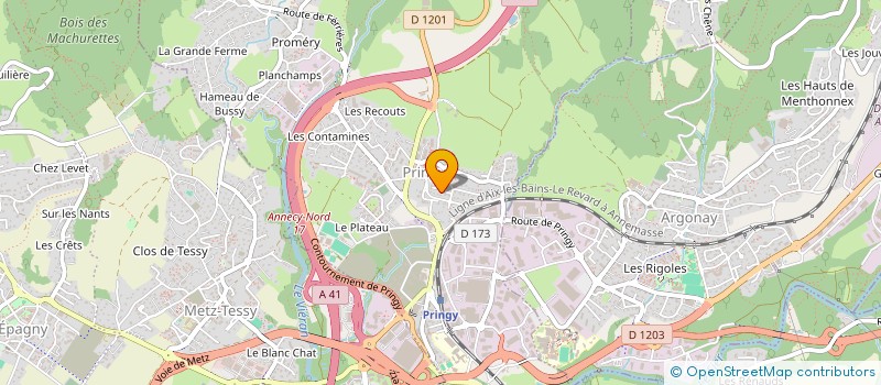 localisation de l'entreprise MEDIA-LABO-REGION à ANNECY