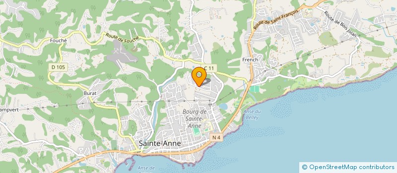 localisation de l'entreprise MEDIA LANGUES CARAIBES à SAINTE-ANNE