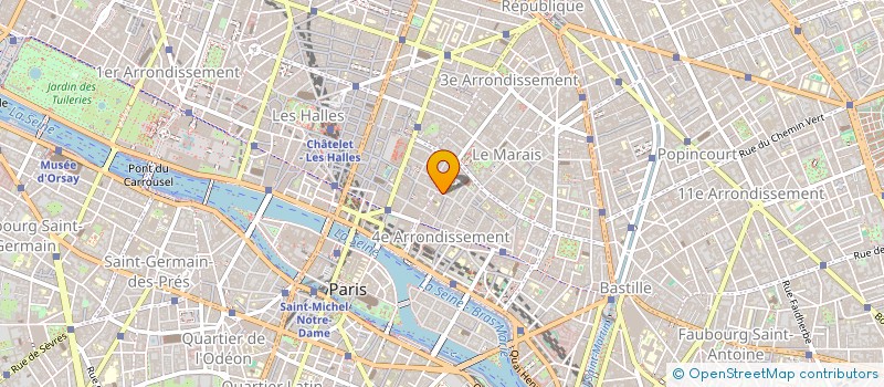 localisation de l'entreprise MEDIA LINKS  PARIS 04