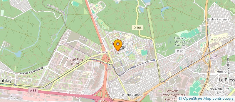 localisation de l'entreprise MEDIA LOISIRS JLS  MEUDON