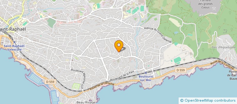 localisation de l'entreprise MEDIA MASSIVE  SAINT-RAPHAEL