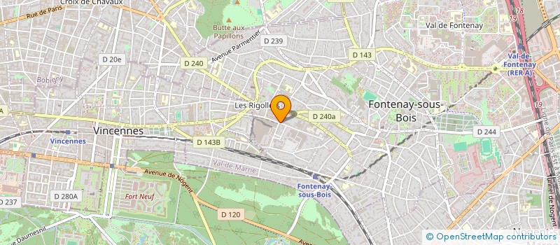 localisation de l'entreprise MEDIA MASTERS à FONTENAY-SOUS-BOIS