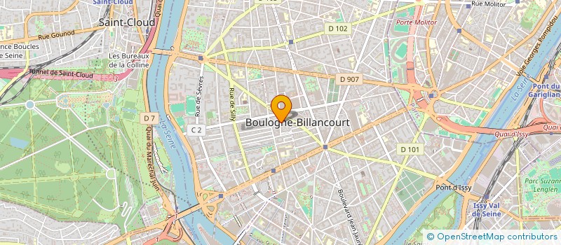 localisation de l'entreprise MEDIA MEETING INTERNATIONAL à BOULOGNE-BILLANCOURT