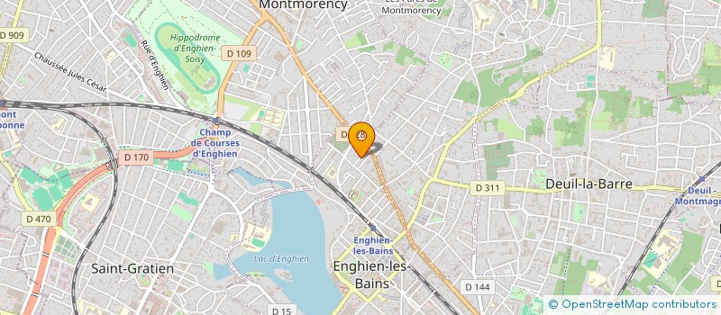 localisation de l'entreprise MEDIA MUNICIPAL  ENGHIEN-LES-BAINS