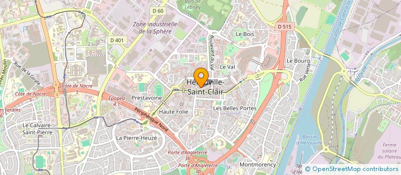 localisation de l'entreprise MEDIA MUSKETEERS à HEROUVILLE-SAINT-CLAIR