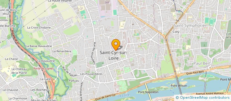 localisation de l'entreprise MEDIA NET PRODUCTION  SAINT-CYR-SUR-LOIRE