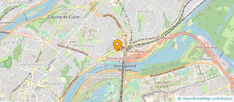 localisation de l'entreprise MEDIA ODYSSEE à CALUIRE-ET-CUIRE