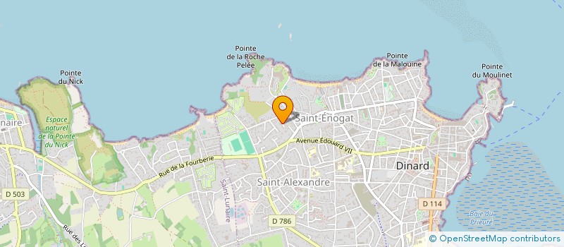 localisation de l'entreprise MEDIA OUEST TRANSITIONS à DINARD