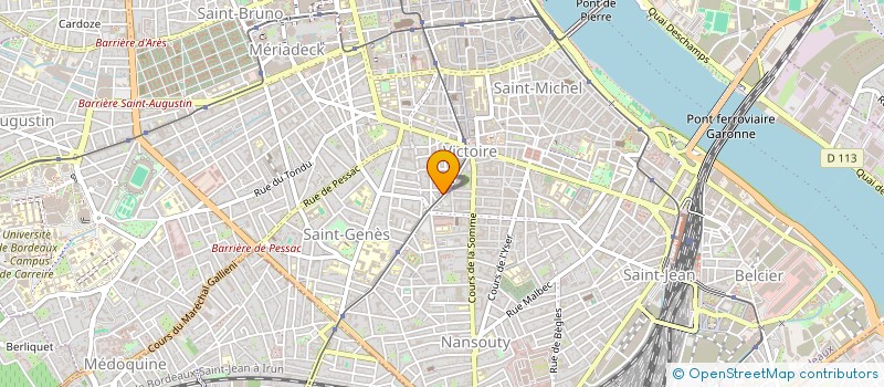 localisation de l'entreprise MEDIA PARTNER à BORDEAUX